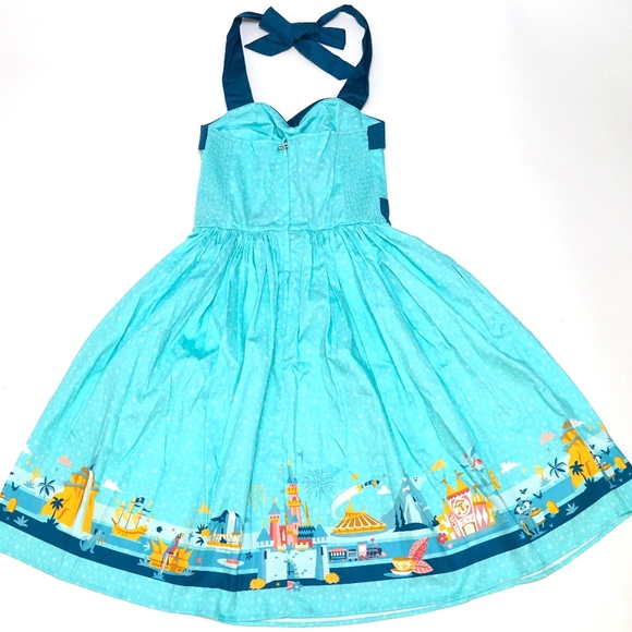 Disney Dress Shop Aqua Disneyland Women's Dress - Picture 2 of 2